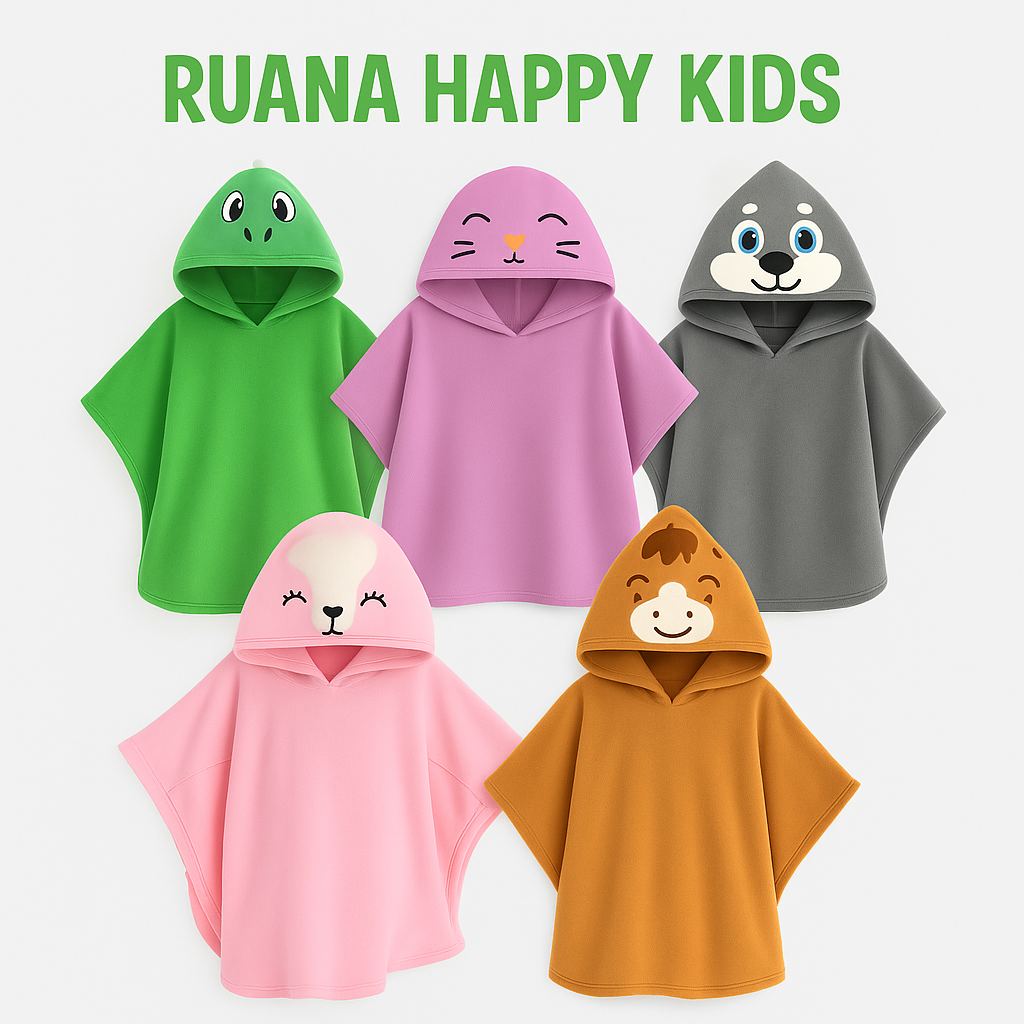Ruana happy Kids Gatita